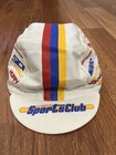 Vintage 80s All American Sports Club Cycling Cap  Multi Logo Shimano Mavic New 
