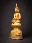 Antique Bronze Burmese Ava Buddha Statue From Burma  myanmar   18th Century