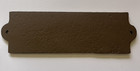 Wall Plaque  on This Site In 1897 Nothing Happened  Cast Iron Brown Sign 9 Inch
