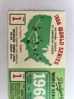 1966 Dodgers World Series Ticket  Game 1 