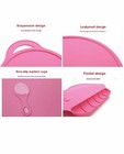 Baby Silicone Placemat Food Mat Pad For Infant Toddler Kids Washable rose 