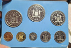 1976 Franklin Mint Coinage Of Belize Proof Set With Box Coa - Not Silver