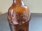 Schlitz Brown Beer Bottle 6  Shorty Vintage Twist Top