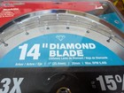 Makita 14 In Segmented Diamond Blade 3 Pack B-69646 Unopened Box