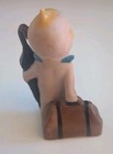 Antique   Vintage Bisque Rose O neill Kewpie The Traveler Figurine