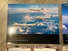The Boeing Company 747 Rare Marketing Cards Lot Of 4