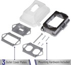 Bates Weatherproof Electrical Outlet Cover  1-gang  Outdoor 1 Pack  Clear 