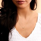 Pure Collection By Ross-simons 14kt Yellow Gold Bow Necklace  16 Inches