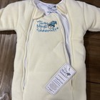 Nwt Baby Merlin s Magic Sleepsuit Size 3-6 Months Cream Cotton Double Zipper