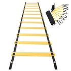 12-rung Agility Ladder 19ft Speed Training Equipment F Soccer Football Exercise