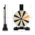 Acrylic Spinning Prize Wheel With Stand 12 Inches 24 Slots Colors Tabletop  D