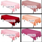 Premium Polyester Tablecloth 60 x108      Rectangular For Weddings   Events
