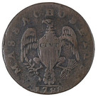 1788 Us Massachusetts Cent Cooper Coin Period