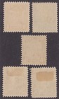 Matt s Stamps Canada Scott  149-150  152-154 George V Coils 1928-29 Mh mnh Cv 84