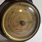 Vintage Airguide Bakelite 8  Wall Mount Weather Station Barometer   Thermometer
