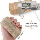 984 Ft Natural Jute Twine  Twine String  3ply Thin Ribbon Hemp Twine  Twine For