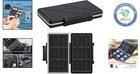 Durable 36 Slots Memory Card Wallet With Anti-shock   Water-resistant Features