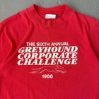 Vintage Greyhound Red Baby Graphic Tee Vintage Retro Style Men   Women