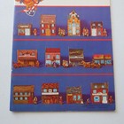 Mini Colonial Village To Press Out   Assemble Whitman Vintage Book  1910 1975