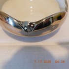 New Pickard China   Platinum Ivory  Tulip Bowl