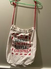 Big Canvas Santa Gift Sack Christmas Canvas Santa Gift Bag