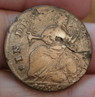 1788 Connecticut Copper Boldly Struck Over Another Vf  or Better  S-23