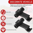 Wind Noise Fix For 2000-2007 Gmc   Chevy Silverado Rear Vent Window Latch Links