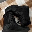 Response Gear Tactical Boots Side Zip Black Men s 9 5 Model 1061