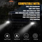 Led Drl Fog Lights For 2007-2013 Chevy Silverado 1500 Front Bumper Driving Lamps