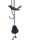 Birds Dinner Bell Cast Iron Wall Mounted Antique Style Rustic Dinner Decoration