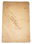 Antique 1890 s William Buffalo Bill Cody Cabinet Card Wild West Souvenir Photo