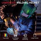 Arccaptain Welding Helmet Auto Darkening Large Viewing Arc Tig Mig Grinding Hood