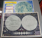 Vintage Large National Geographic March 1969 Map Poster Earth s Moon   1 Bonus