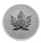 2022 Canada Maple Leaf Ultra High Relief Reverse Proof 1 Oz  9999 Silver Coin