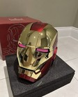 Autoking Iron Man Gold Mk5 Helmet Electronic Voice Activated Open close Mask New