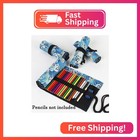 Diyomr 24 36 72 Slots Pencil Wrap Pencil Rolls  Artist Colored Pencils Roll Up B