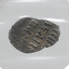 Rare Old Medieval 1547-84 Ivan Terrible Russian Silver Denga Collection Coin F55