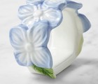 Williams-sonoma Hydrangea Ceramic Napkin Rings Set 4