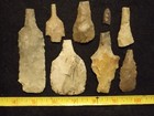 Texas Arrowhead Drill Collection Prehistoric Indian Artifacts  free Shipping Mt2