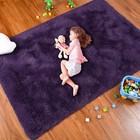 4x5 3 Feet Purple Area Rug For Living Room Super Soft Shaggy Rugs For Dorm Fluff