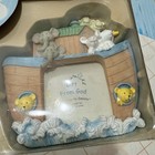 Noahs Ark Baby Boy Gift Set Photo Frame  Door Hanger   Teddy Bear New
