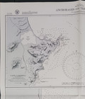 1925 New Zealand Campbell Welds Waiau-uha Gore Kaikoura 34 x29  Map Navy