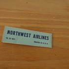 Northwest Airlines Air Mail Stickers   Labels 4ea Booklet