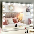  Hollywood Vanity Mirror With Dimmable 15led Bulbs Lights 3 Lighting 23 x19 