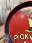 Vintage 1950s Red Pickwick Ale Beer Advertising Tray Brewery Bar Decor 12    Vg