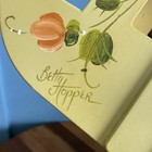 Vintage Match Holder Wall Mount Dispenser Hand Painted Betty Hopper Harvest Gold