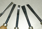 Mifer Tool  5 Piece Palm Wood Chisel Set