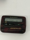 Rare Motorola Translucent Purple Pager Beeper W  Clip Powers On