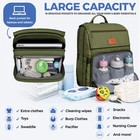 Baby Diaper Bag Backpack - Large Bag For Boys   Girls  Waterproof Backpack