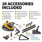Wagner 925e Elite Steam Cleaner With 20 Accessories For Home And Carpet Cleaning